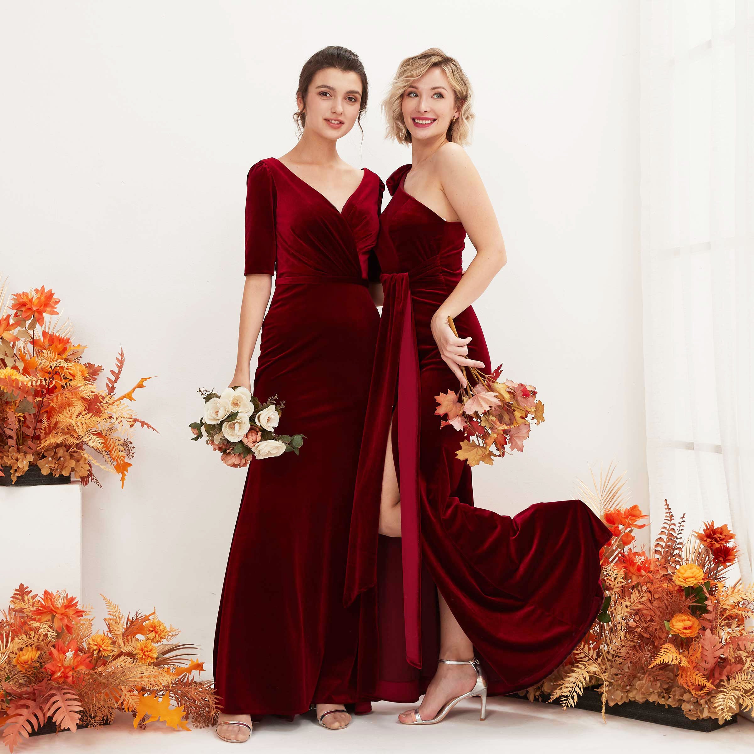 Velvet Bridesmaid Dresses UK - Luxurious & Elegant Styles | Carlyna.co.uk Carlyna UK Velvet Bridesmaid Dresses UK - Luxurious & Elegant Styles | Carlyna.co.uk Carlyna UK