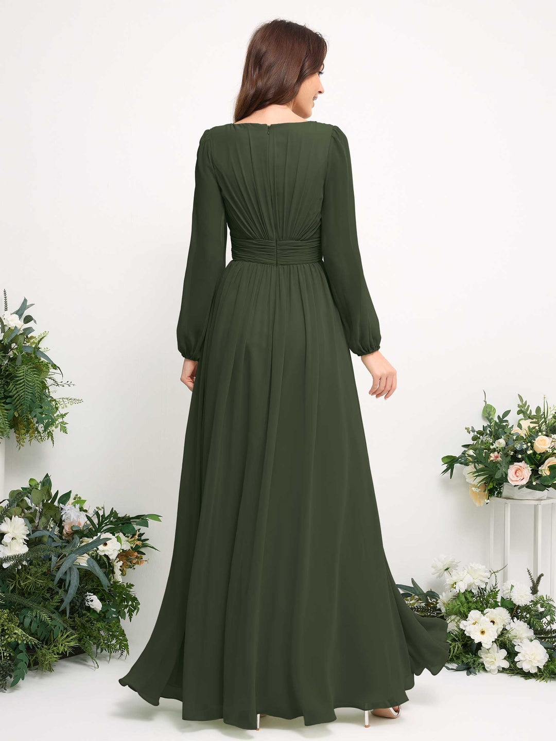 floral sleeveless long dress Badgley Mischka 3D Embellished Shift Gown