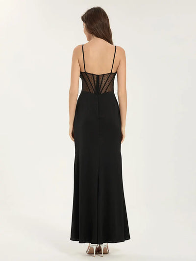 Glamorous Rhinestone Mermaid Dress for Prom & Evening