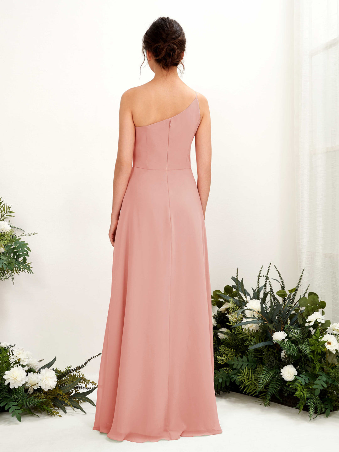 strapless open back dress Classy Sleeveless One Shoulders Ruched Short/Mini Chiffon Bridesmaid D –  Ballbella