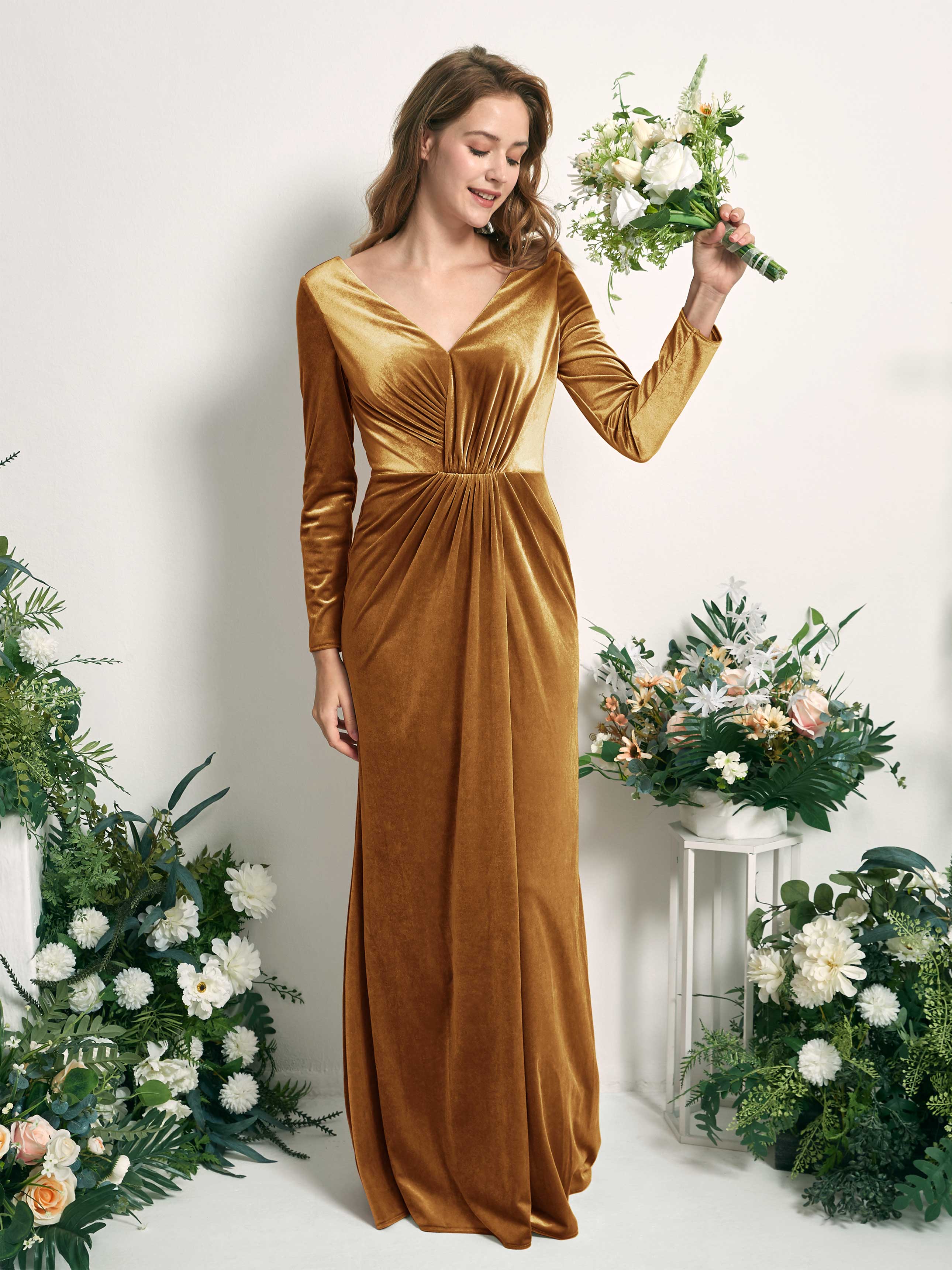 Ophelia Velvet Dress - Main Image