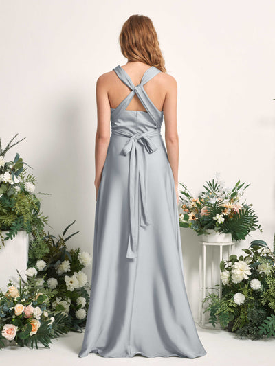 Carlyna Mirabelle Convertible Baby Blue Satin Bridesmaid Dress Maxi Sleeveless Sweetheart Dress #color_baby-blue