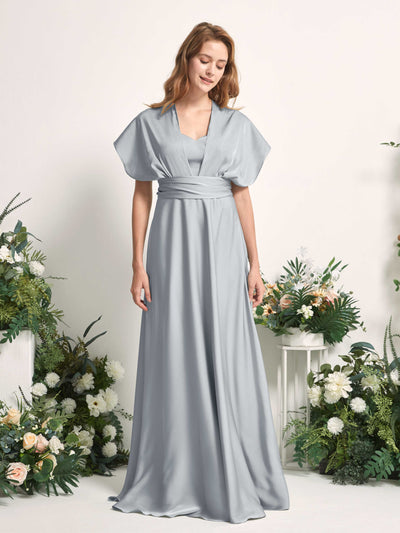 Carlyna Mirabelle Convertible Baby Blue Satin Bridesmaid Dress Maxi Sleeveless Sweetheart Dress #color_baby-blue