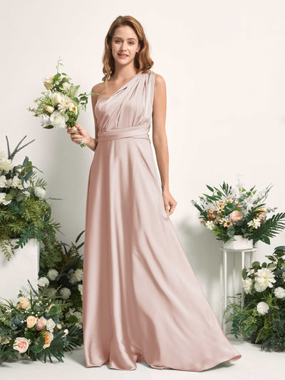 Carlyna Mirabelle Convertible Pearl Pink Satin Bridesmaid Dress Maxi Sleeveless Sweetheart Dress #color_pearl-pink