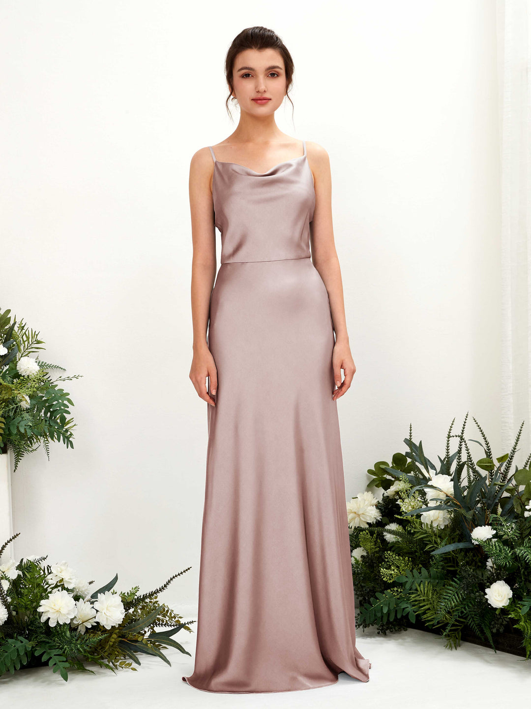 Satin Bridesmaid Rose Gold Bridesmaid Dresses Uk Flora Satin Dress
