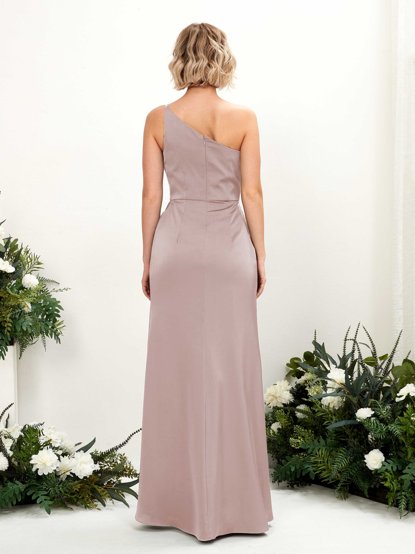 One Shoulder Sleeveless Satin Bridesmaid Dress - Dusty Rose (80220554)#color_dusty-rose