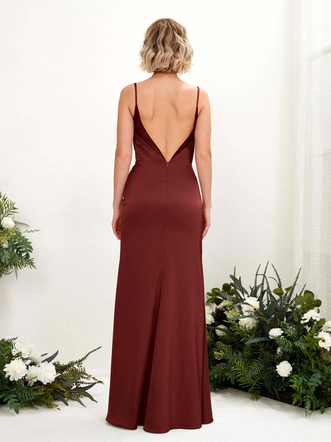 Carlyna Burgundy Bridesmaid Dresses UK | Chiffon, Satin & Velvet Gowns   Carlyna UK