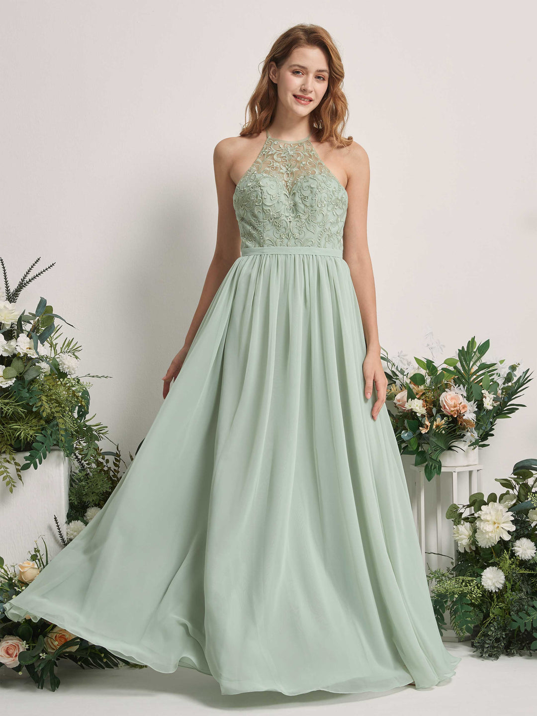 sage green chiffon bridesmaid dresses KissProm Cap Sleeve Ruffled A-Line Dress in Sage, / 2 Package Contents Sage green chiffon wrap dress