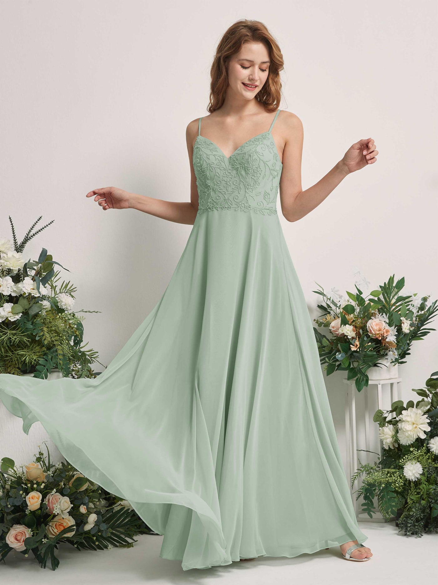Tiffany Chiffon Bridesmaid Dress A-Line V-Neck Maxi Carlyna UK 139.00 Tiffany Chiffon Bridesmaid Dress A-Line V-Neck Maxi Carlyna UK 139.00