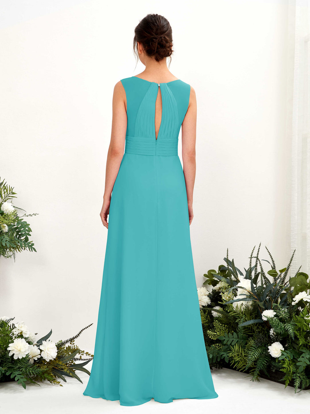 princess polly baby blue dress Turquoise Long Bridesmaid Dresses main image 0