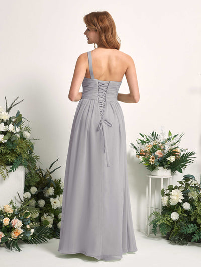 Carlyna Pandora A-Line Dove Bridesmaid Dress Maxi Sleeveless One Shoulder Dress #color_dove