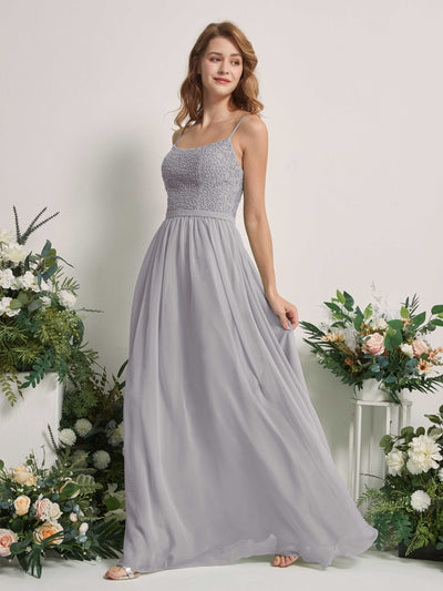 Carlyna Ursula A-Line Dove Beaded Bridesmaid Dress Maxi Sleeveless Sweetheart Dress #color_dove