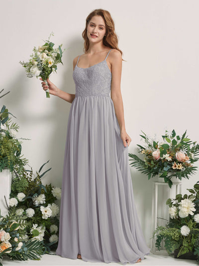 Carlyna Verna A-Line Dove Beaded Bridesmaid Dress Maxi Sleeveless Sweetheart Dress #color_dove