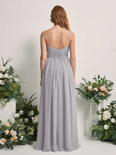 Carlyna Verna A-Line Dove Beaded Bridesmaid Dress Maxi Sleeveless Sweetheart Dress #color_dove