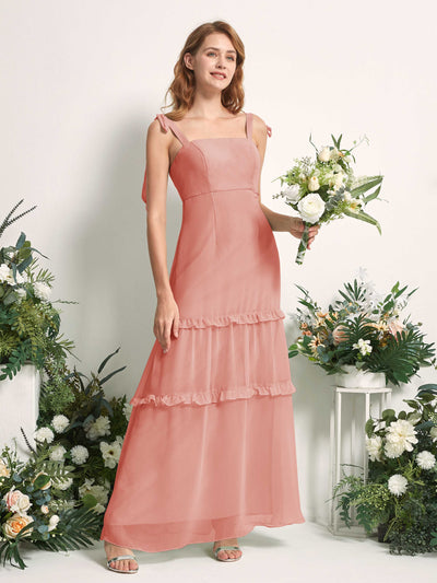 Carlyna Kaiya A-Line Champagne Rose Bridesmaid Dress Maxi Sleeveless Straight Dress #color_champagne-rose