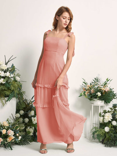 Carlyna Kaiya A-Line Champagne Rose Bridesmaid Dress Maxi Sleeveless Straight Dress #color_champagne-rose