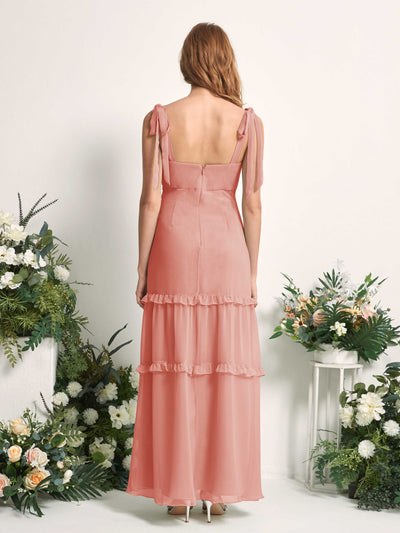 Carlyna Kaiya A-Line Champagne Rose Bridesmaid Dress Maxi Sleeveless Straight Dress #color_champagne-rose