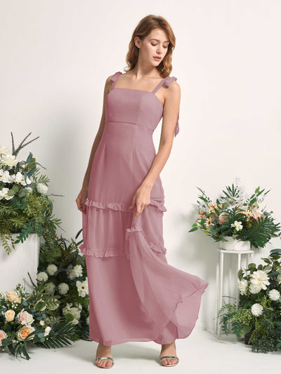 Carlyna Kaiya A-Line Vintage Mauve Bridesmaid Dress Maxi Sleeveless Straight Dress #color_vintage-mauve
