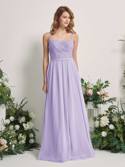 Carlyna Ursula A-Line Lilac Beaded Bridesmaid Dress Maxi Sleeveless Sweetheart Dress #color_lilac