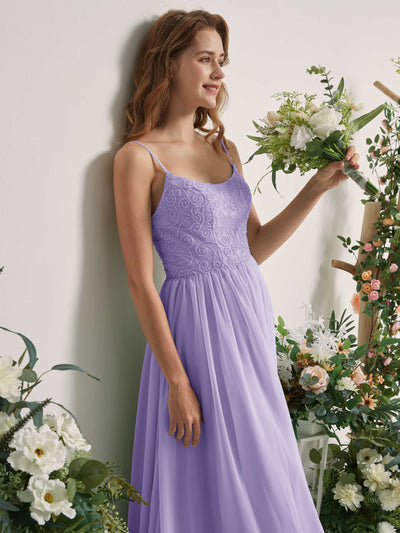 Carlyna Verna A-Line Lilac Beaded Bridesmaid Dress Maxi Sleeveless Sweetheart Dress #color_lilac