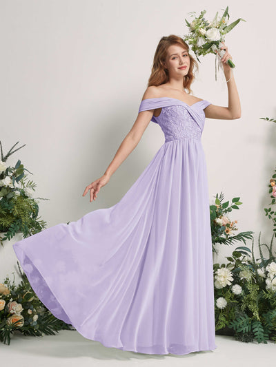 Carlyna Leona A-Line Lilac Embroidered Bridesmaid Dress Maxi Sleeveless Sweetheart Dress #color_lilac