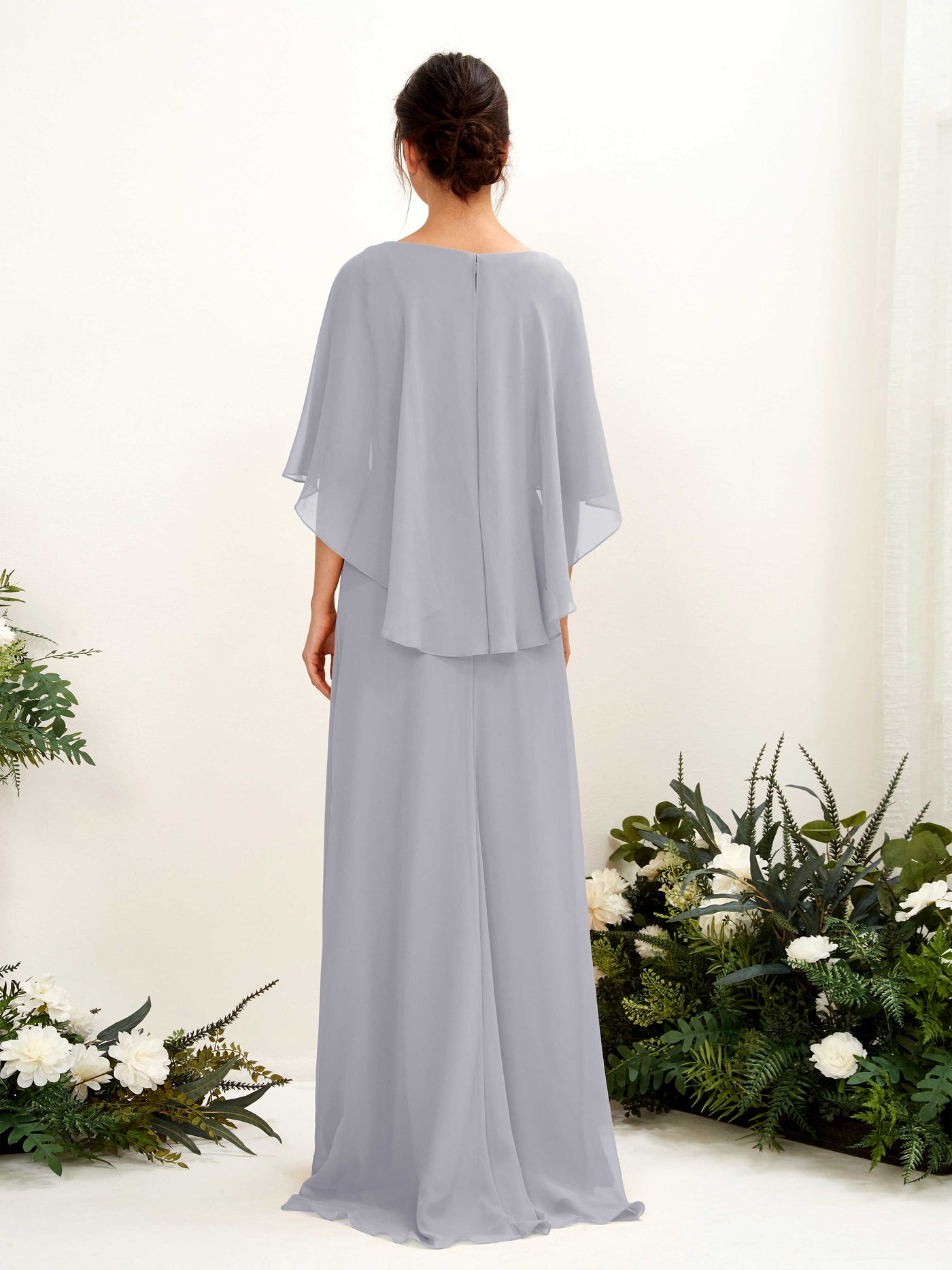 A-line Bateau Sleeveless Chiffon Bridesmaid Dress - Dusty Lavender (81222003)#color_dusty-lavender