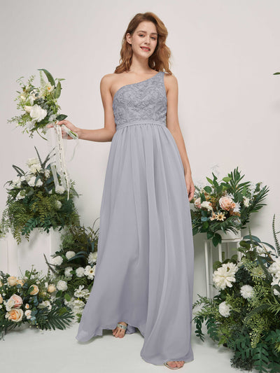 Carlyna Bonita A-Line Dusty Lavender Embroidered Bridesmaid Dress Maxi Sleeveless One Shoulder Dress Side View 2 #color_dusty-lavender