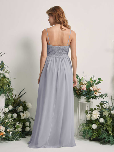 Carlyna Ursula A-Line Dusty Lavender Beaded Bridesmaid Dress Maxi Sleeveless Sweetheart Dress #color_dusty-lavender