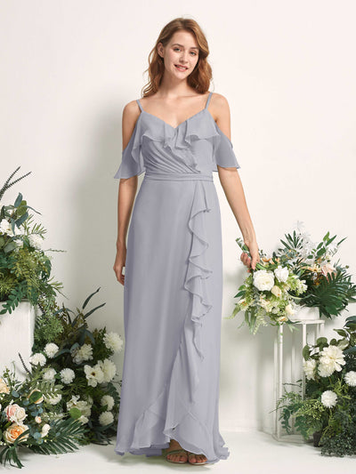 Carlyna Yvette A-Line Dusty Lavender Bridesmaid Dress Maxi Sleeveless V-Neck Dress #color_dusty-lavender