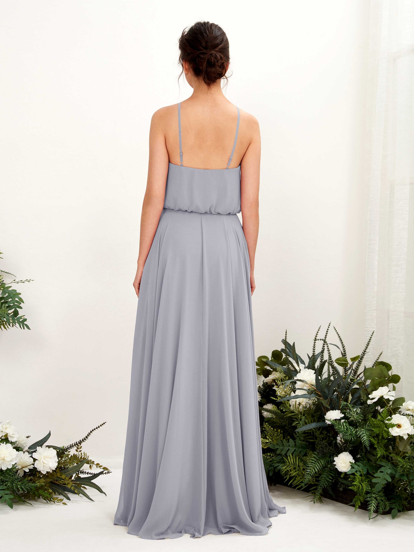 Bohemian Halter Spaghetti-straps Bridesmaid Dress - Dusty Lavender (81223403)#color_dusty-lavender