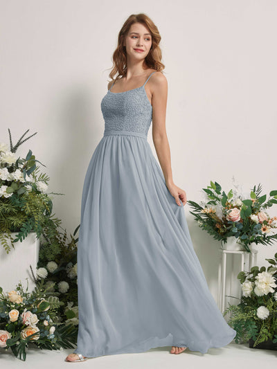 Carlyna Ursula A-Line Dusty Blue-Upgrade Beaded Bridesmaid Dress Maxi Sleeveless Sweetheart Dress #color_dusty-blue-upgrade