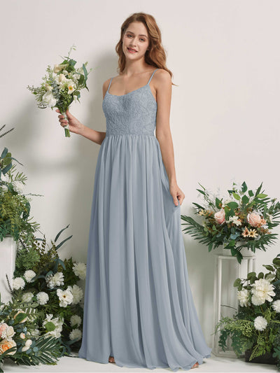 Carlyna Verna A-Line Dusty Blue-Upgrade Beaded Bridesmaid Dress Maxi Sleeveless Sweetheart Dress #color_dusty-blue-upgrade
