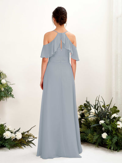 Carlyna Orlane A-Line Dusty Blue-Upgrade Bridesmaid Dress Maxi Sleeveless V-Neck Dress #color_dusty-blue-upgrade