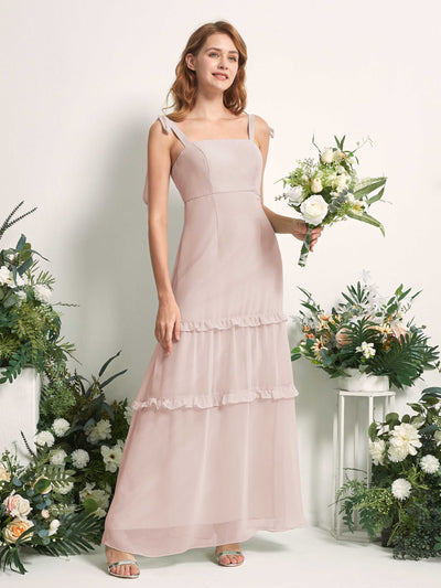 Carlyna Kaiya A-Line Biscotti Bridesmaid Dress Maxi Sleeveless Straight Dress #color_biscotti