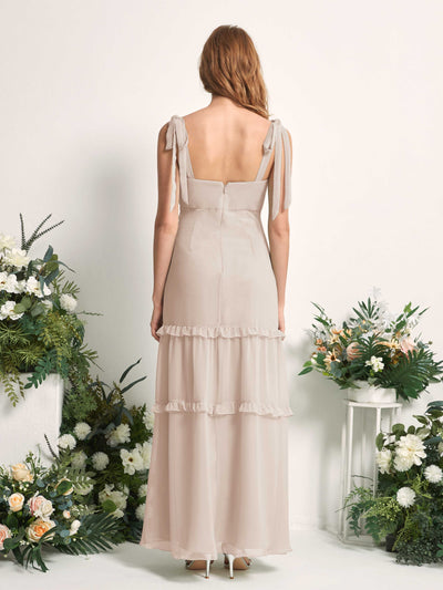 Carlyna Kaiya A-Line Champagne Bridesmaid Dress Maxi Sleeveless Straight Dress #color_champagne