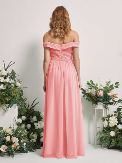 Carlyna Leona A-Line Ballet Pink Embroidered Bridesmaid Dress Maxi Sleeveless Sweetheart Dress #color_ballet-pink