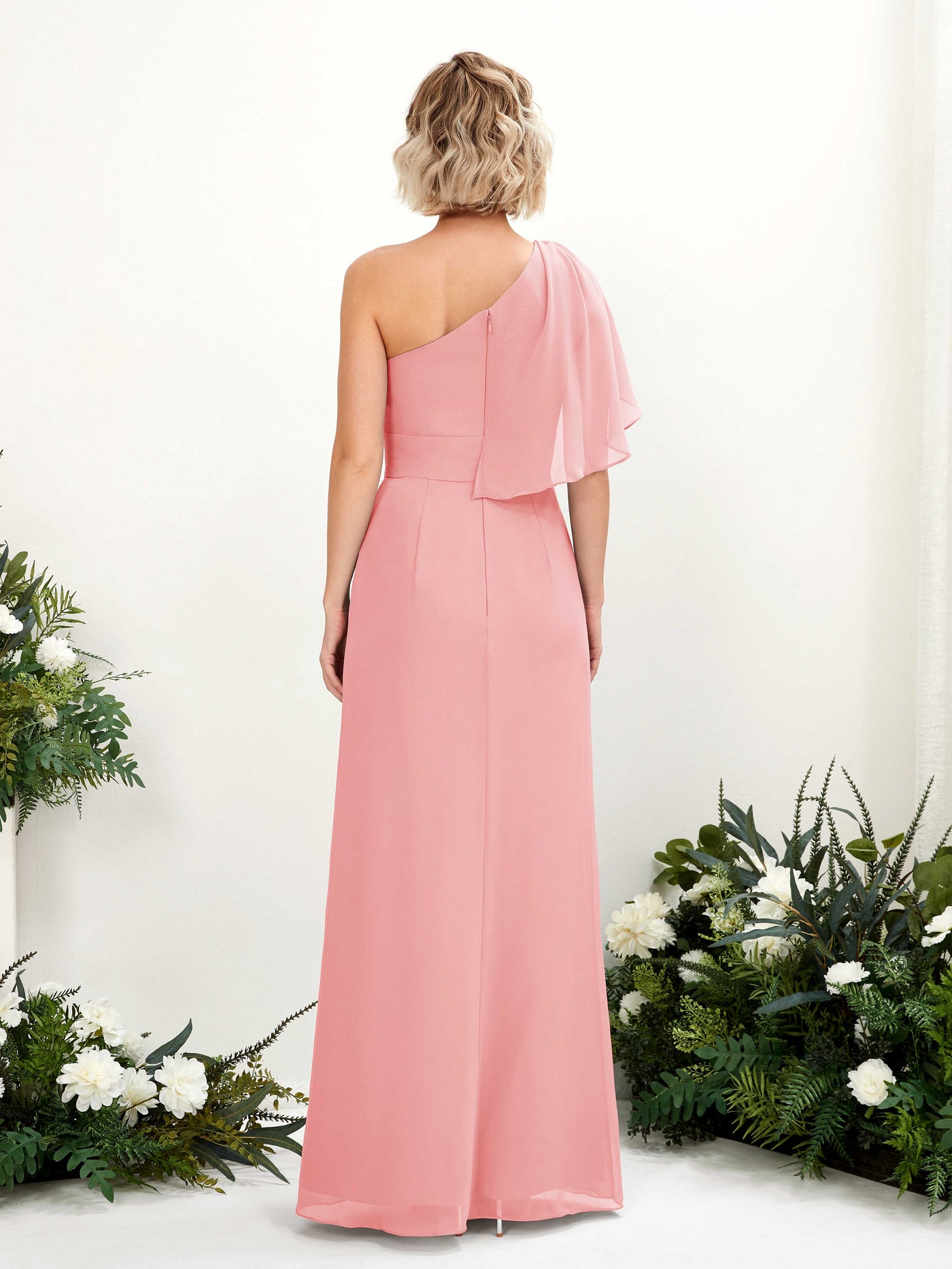 Ball Gown Sleeveless Chiffon Bridesmaid Dress - Ballet Pink (81223740)#color_ballet-pink