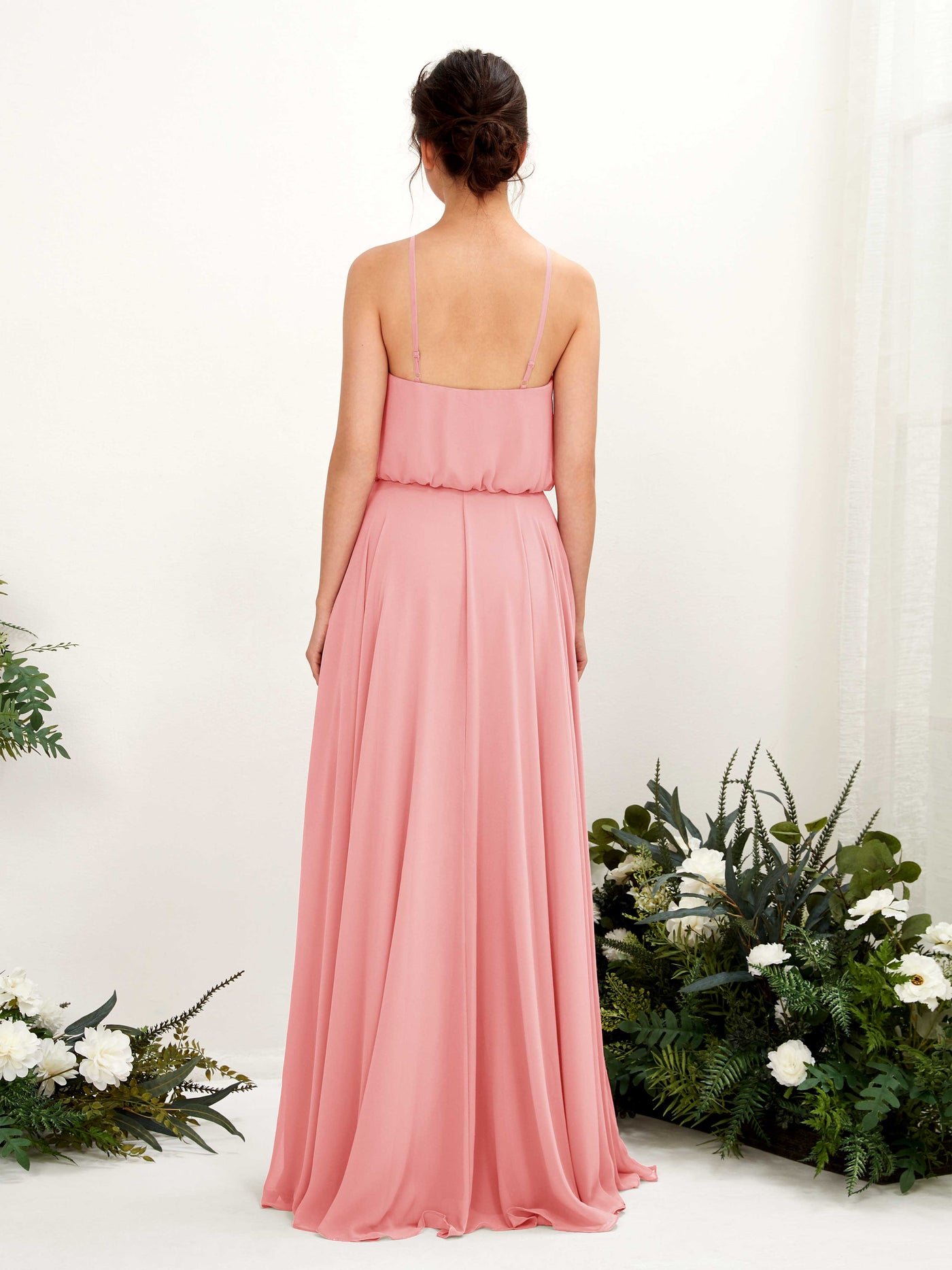 Bohemian Halter Spaghetti-straps Bridesmaid Dress - Ballet Pink (81223440)#color_ballet-pink