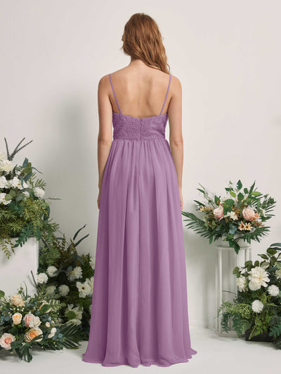 Carlyna Verna A-Line Orchid Mist Beaded Bridesmaid Dress Maxi Sleeveless Sweetheart Dress #color_orchid-mist