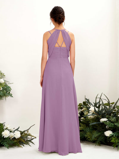 Carlyna Joa A-Line Orchid Mist Bridesmaid Dress Maxi Sleeveless V-Neck Dress #color_orchid-mist