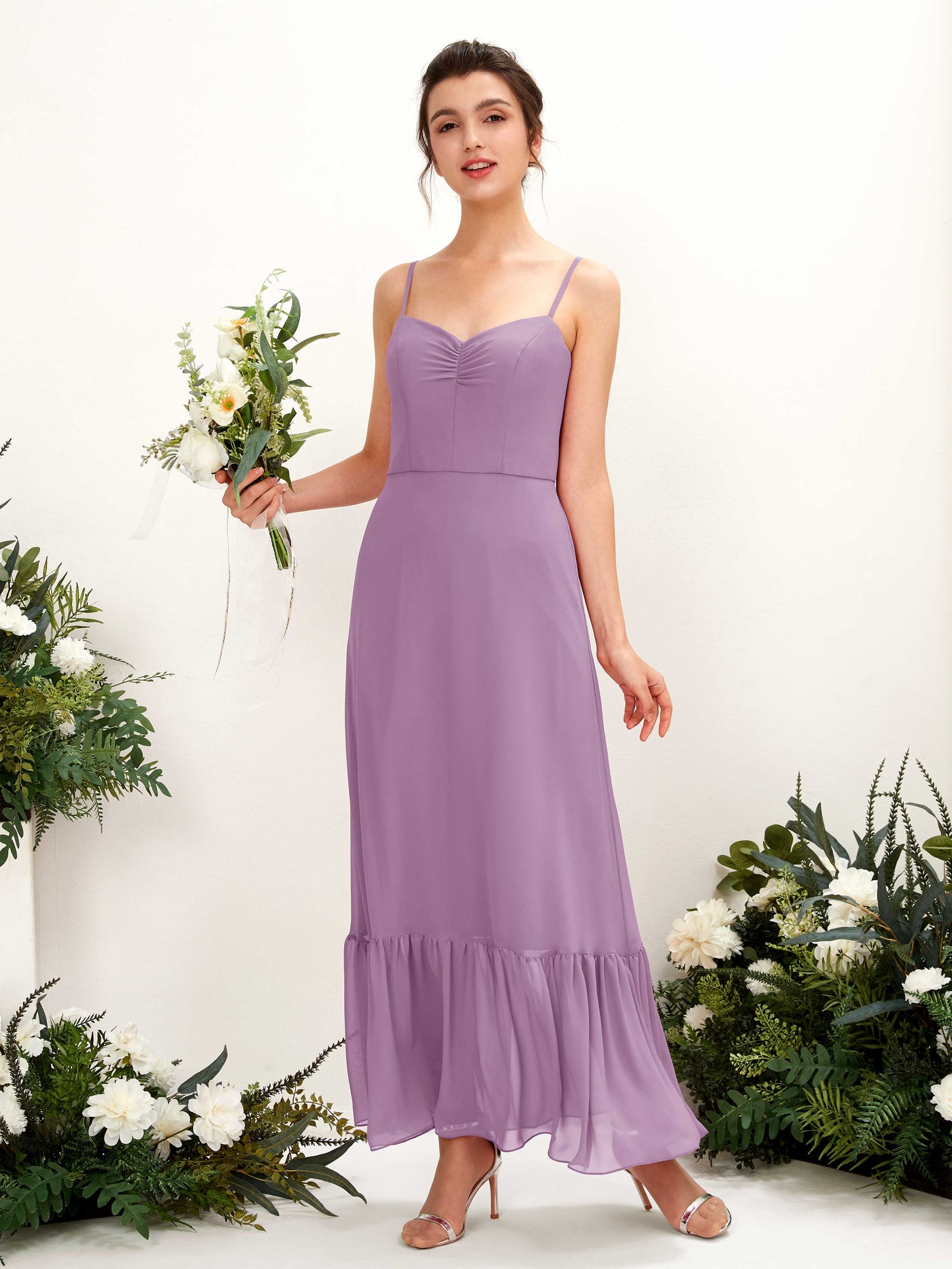 Spaghetti-straps Sweetheart Sleeveless Chiffon Bridesmaid Dress - Orchid Mist (81223021)#color_orchid-mist