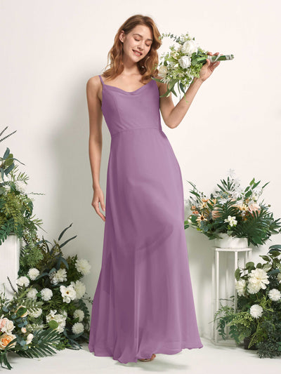 Carlyna Hannah A-Line Orchid Mist Bridesmaid Dress Maxi Sleeveless Sweetheart Dress Side View 2 #color_orchid-mist