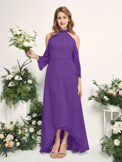 Carlyna Maxine A-Line Regency Bridesmaid Dress Maxi Sleeveless Round Neck Dress #color_regency