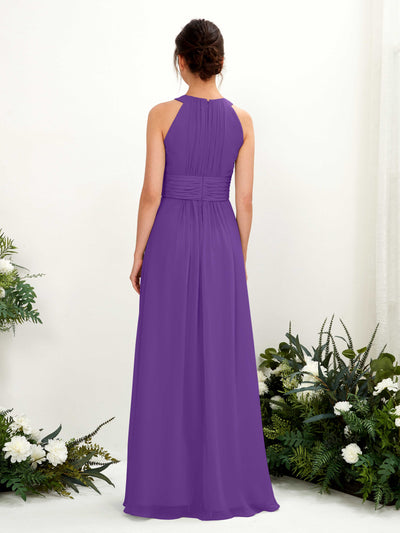 Carlyna Noelle A-Line Regency Bridesmaid Dress Maxi Sleeveless Round Neck Dress #color_regency