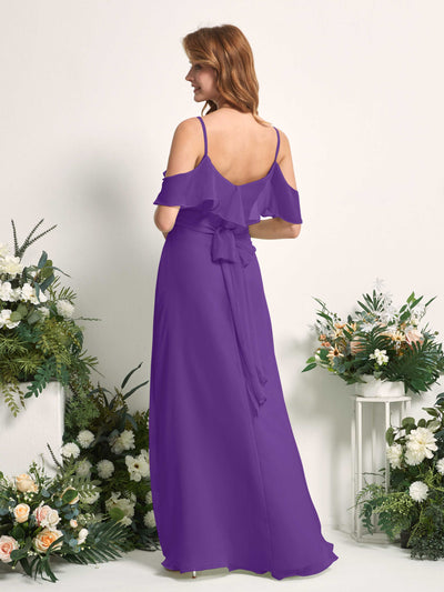 Carlyna Yvette A-Line Regency Bridesmaid Dress Maxi Sleeveless V-Neck Dress #color_regency