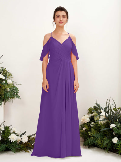 Carlyna Orlane A-Line Regency Bridesmaid Dress Maxi Sleeveless V-Neck Dress #color_regency