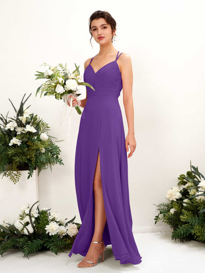 Carlyna Joa A-Line Regency Bridesmaid Dress Maxi Sleeveless V-Neck Dress #color_regency