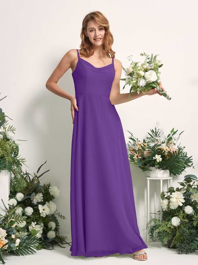 Carlyna Hannah A-Line Regency Bridesmaid Dress Maxi Sleeveless Sweetheart Dress Front View #color_regency