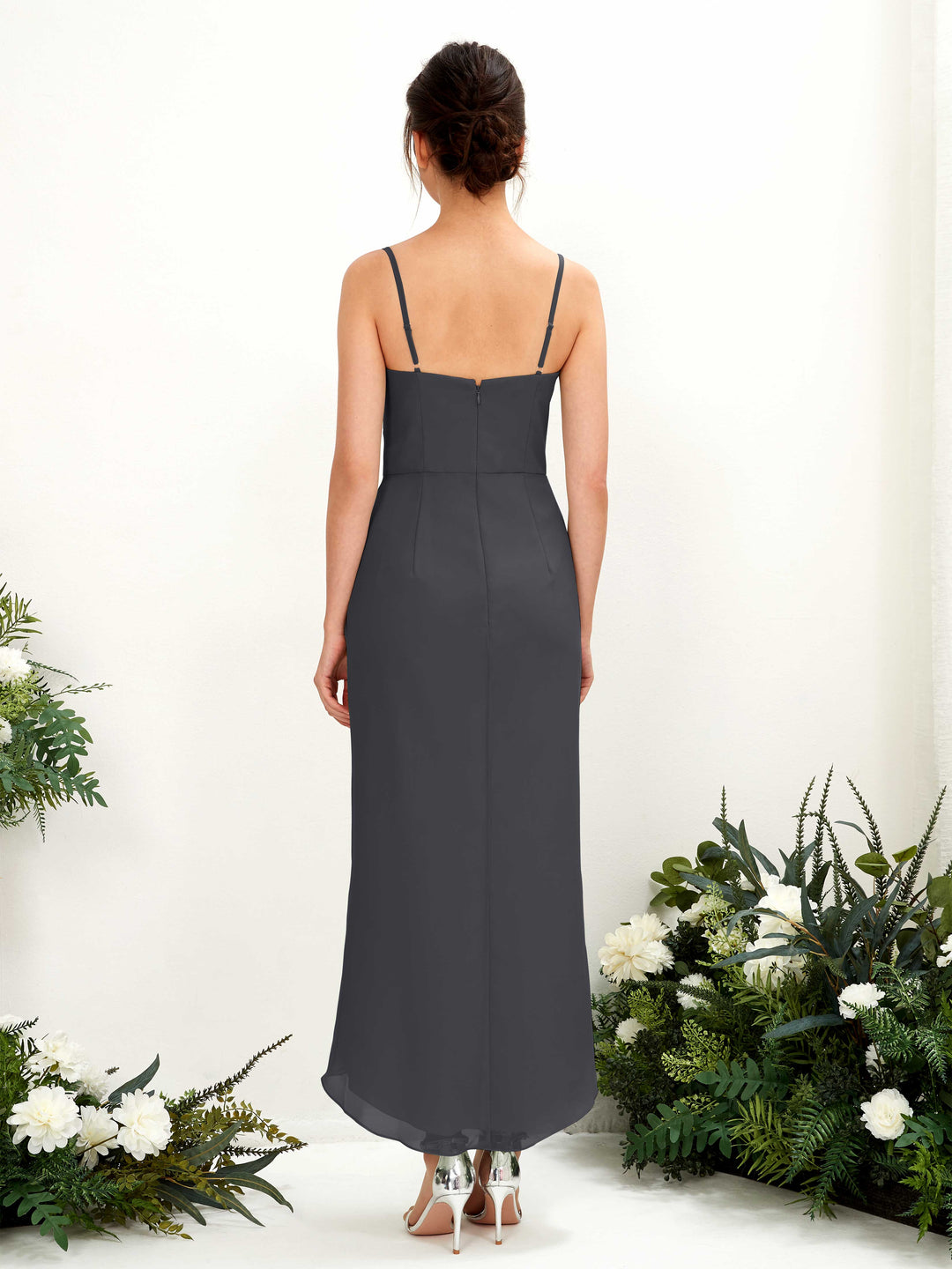Carlyna Pewter Bridesmaid Dresses UK | Elegant Grey Silver Gowns | Free  Delivery  Carlyna UK