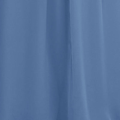 Carlyna Bridesmaid Dress Dusty Blue Chiffon Fabric by the 1/2 Yard #color_dusty-blue